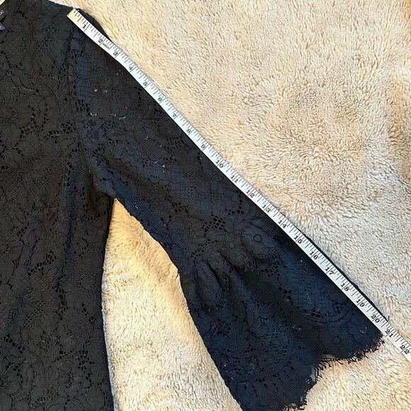 Banana Republic Factory Black Lace
3/4 Sleeve Dress Size 4 EUC - Picture 9 of 9
